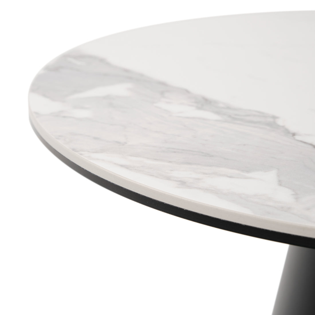 Wyon Ceramic End Table Black