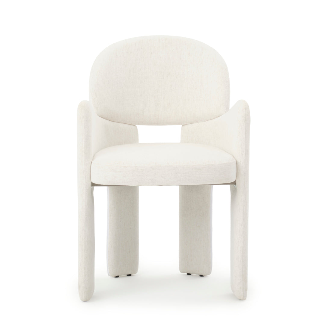 Etrina Fabric Armchair Off White
