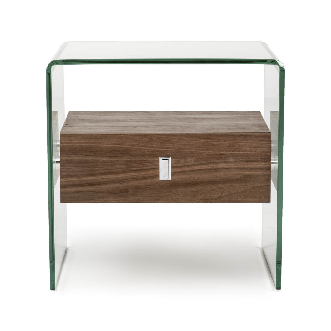 Nima Glass End Table Clear