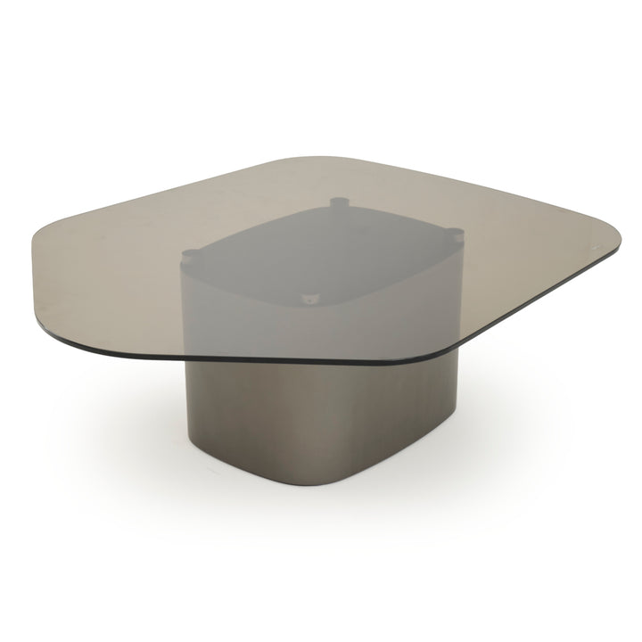 Whitford Glass Coffee Table Dark Grey