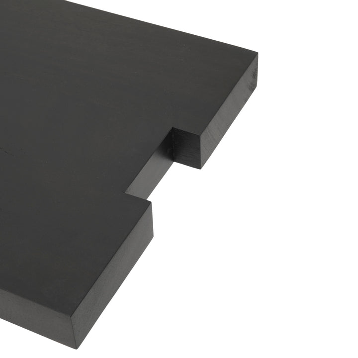 Shayla Wood Bench Black