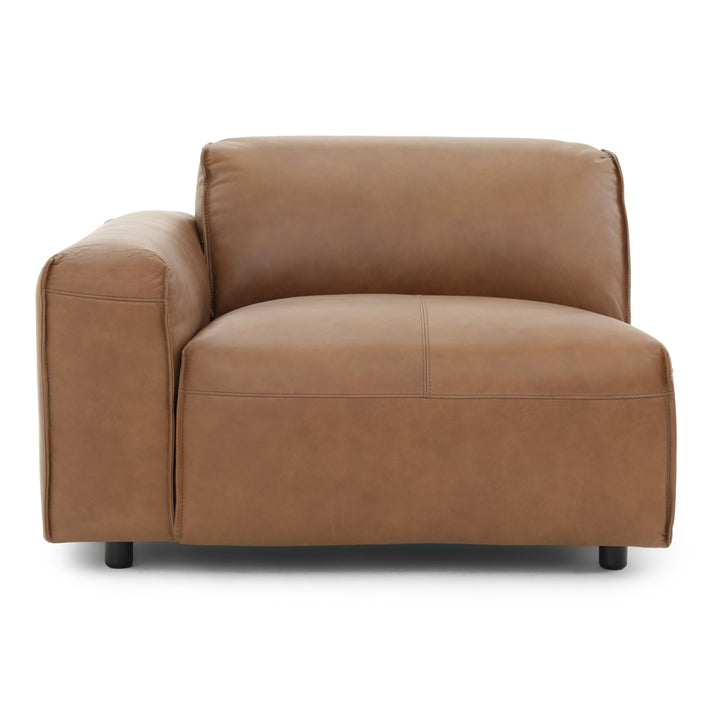 Nessa Modular Left Chair Dark Brown