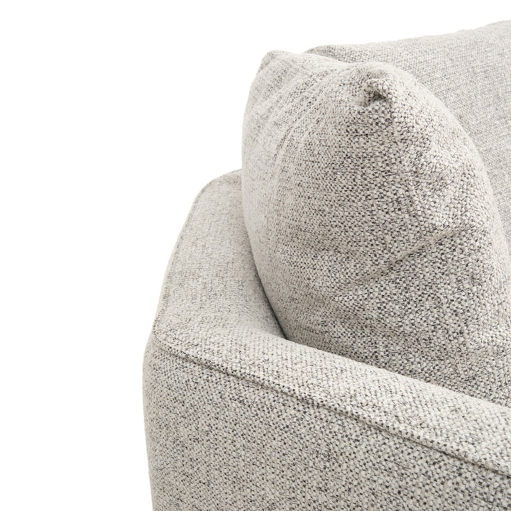 Wester Fabric Sofa Black & White