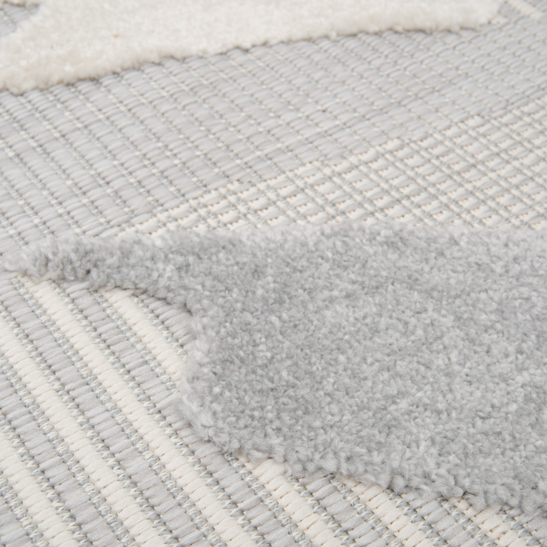Najma Indoor/Outdoor Area Rug Light Grey