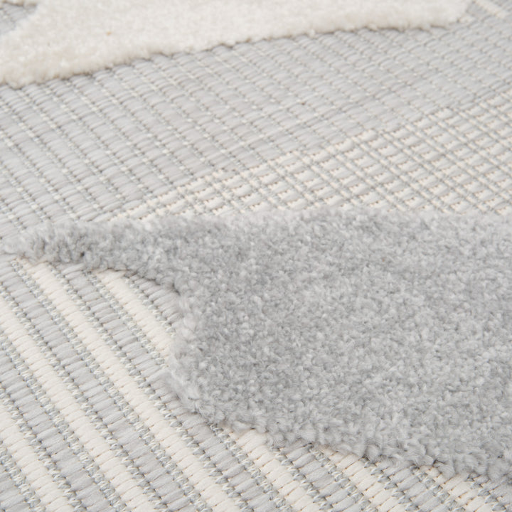 Najma Indoor/Outdoor Area Rug Light Grey