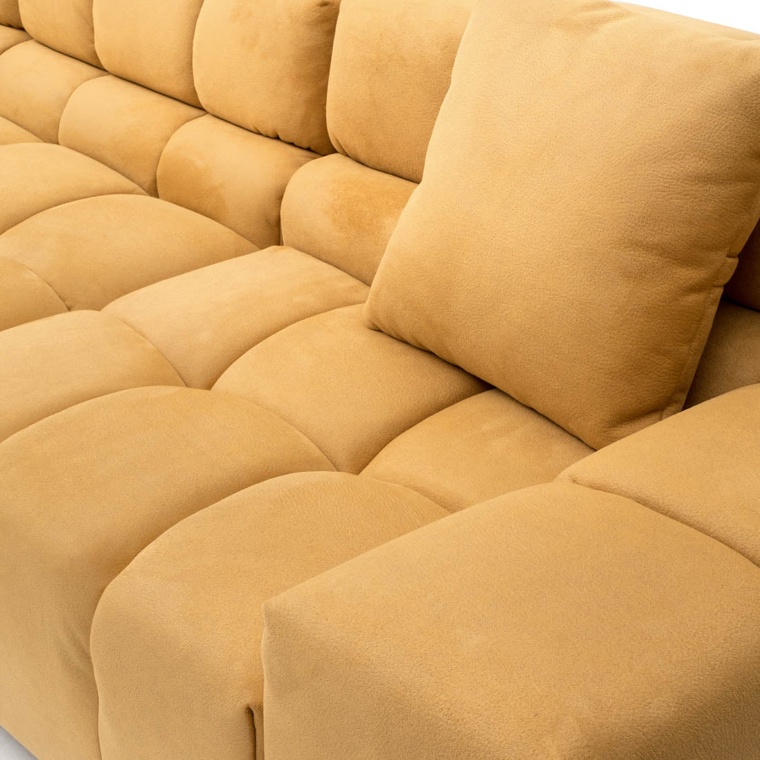 Norika Fabric Modular Sofa Yellow
