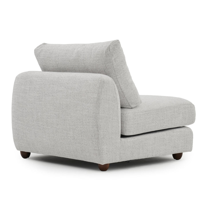 Nadal Modular Right Chair Light Grey