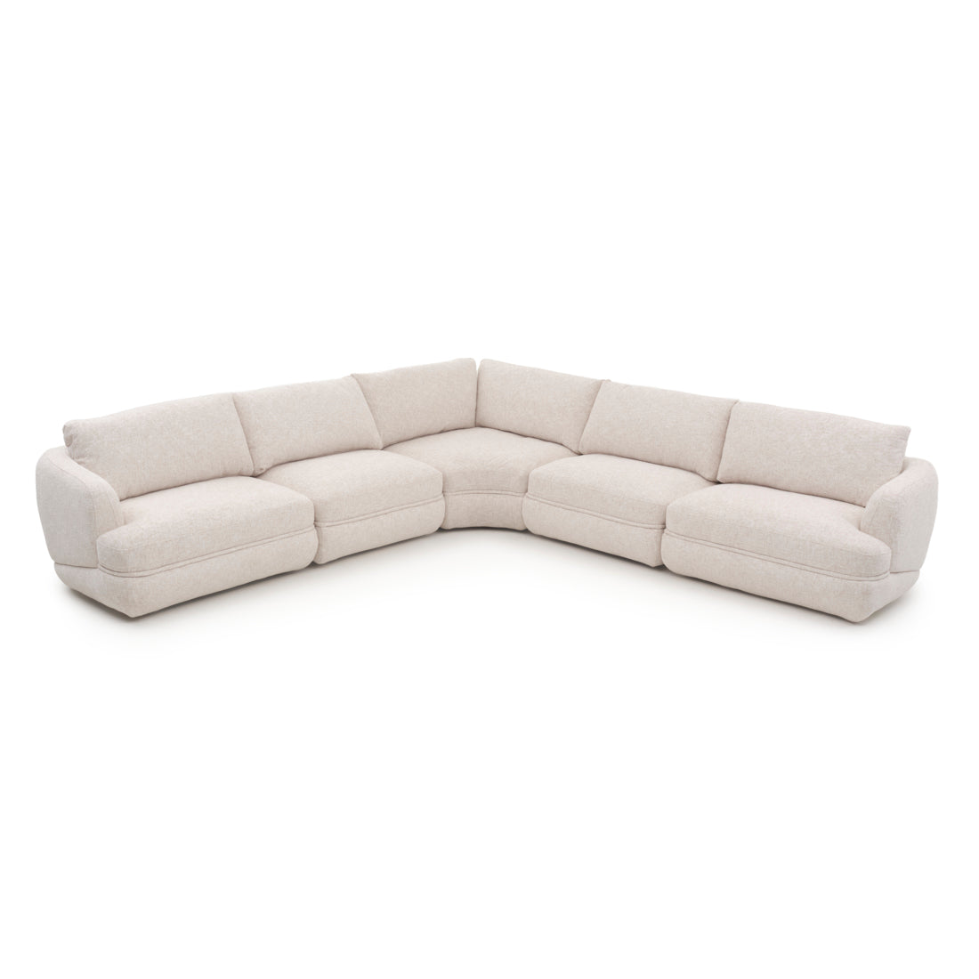 Esteli Fabric Modular Set Beige