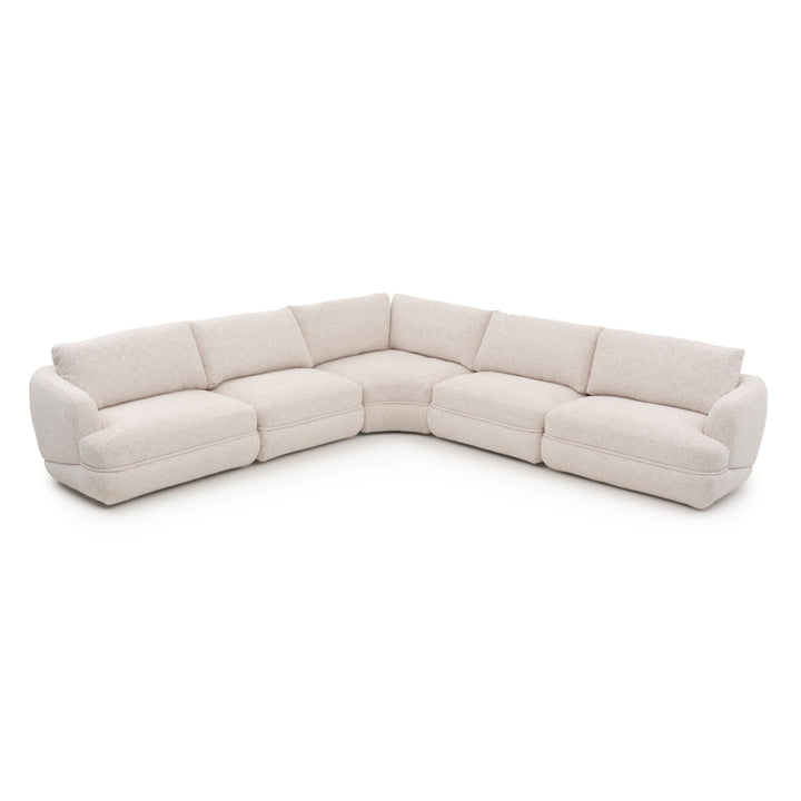 Esteli Fabric Modular Set Beige