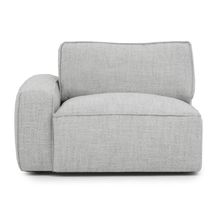 Nash Modular Left Chair Light Grey