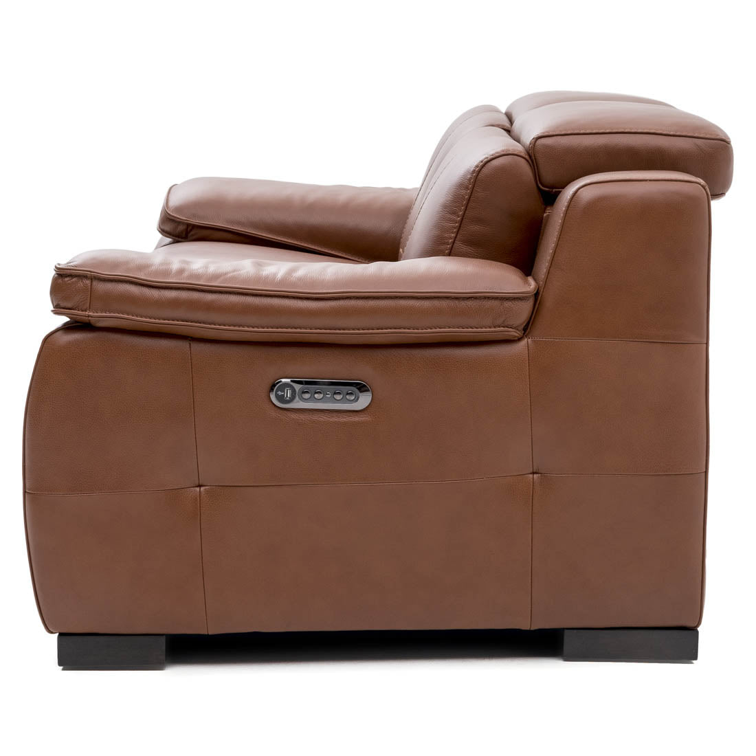 Nova Leather Reclining Loveseat Cognac