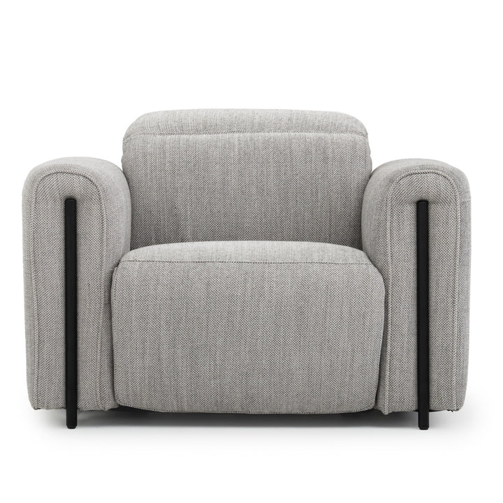 Wilnoir Reclining Accent Chair Light Grey