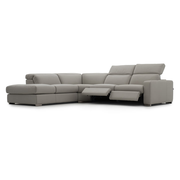 Whitmore Reclining Sectional Sofa Light Grey