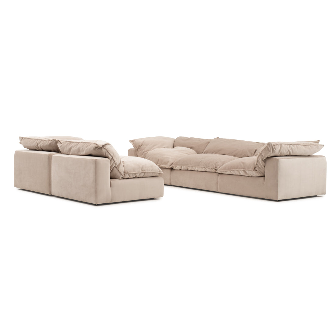Nuage Fabric Modular Set Beige