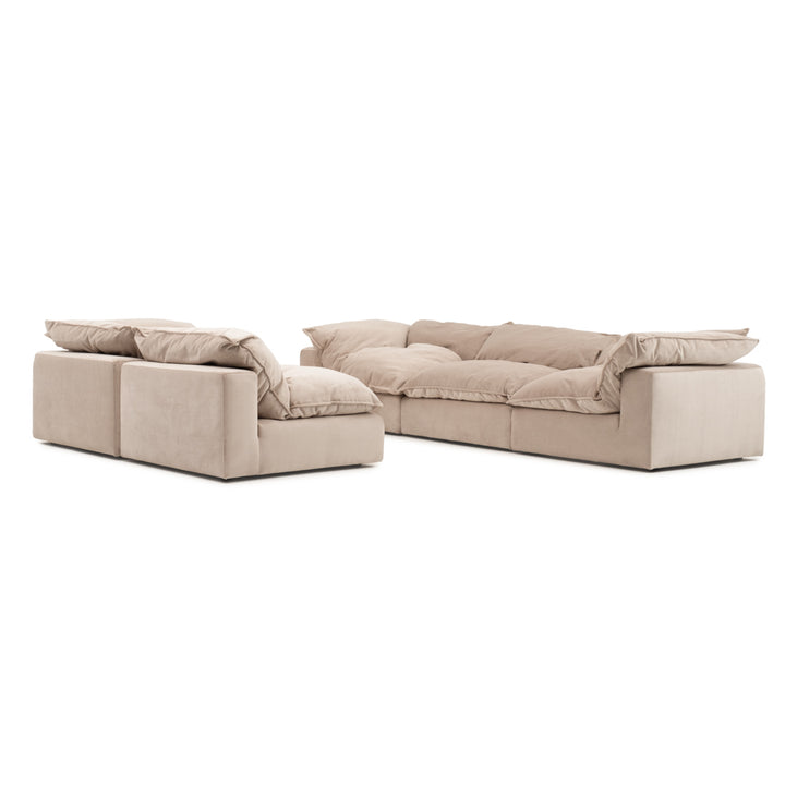 Nuage Fabric Modular Set Beige
