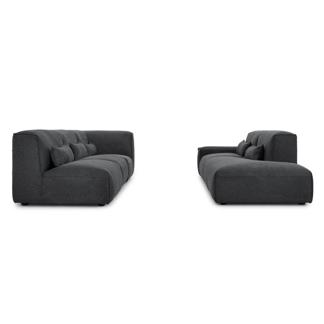 Ellemia Fabric Modular Set Dark Grey