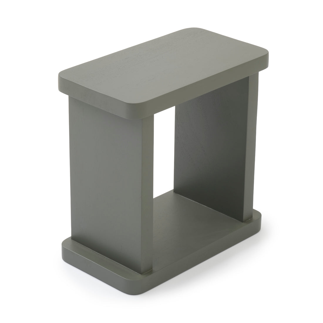 Siya Wood Accent Table Dark Green