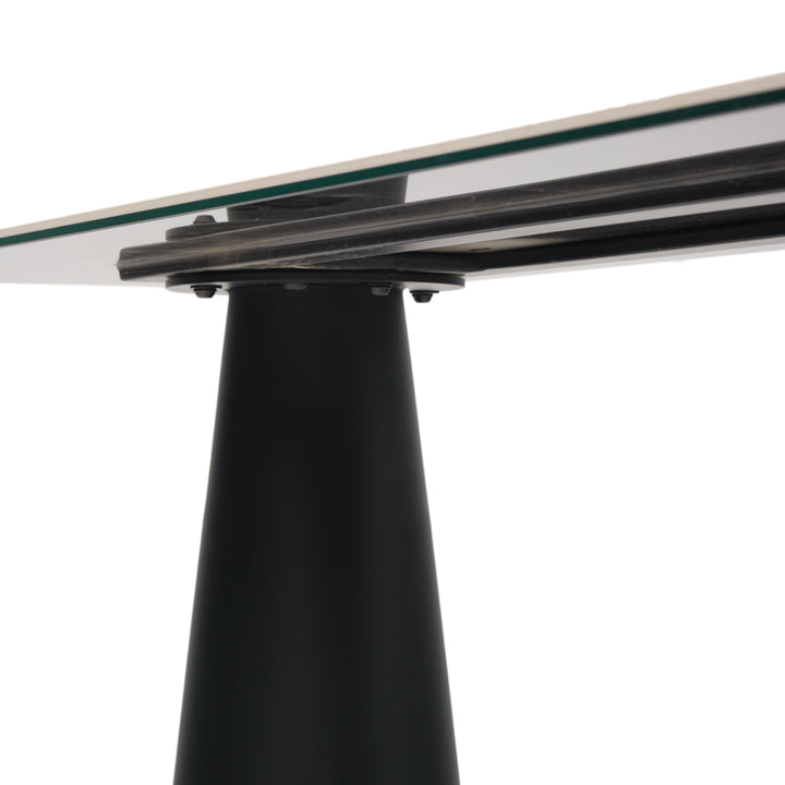 Wyon Ceramic Console Table Black