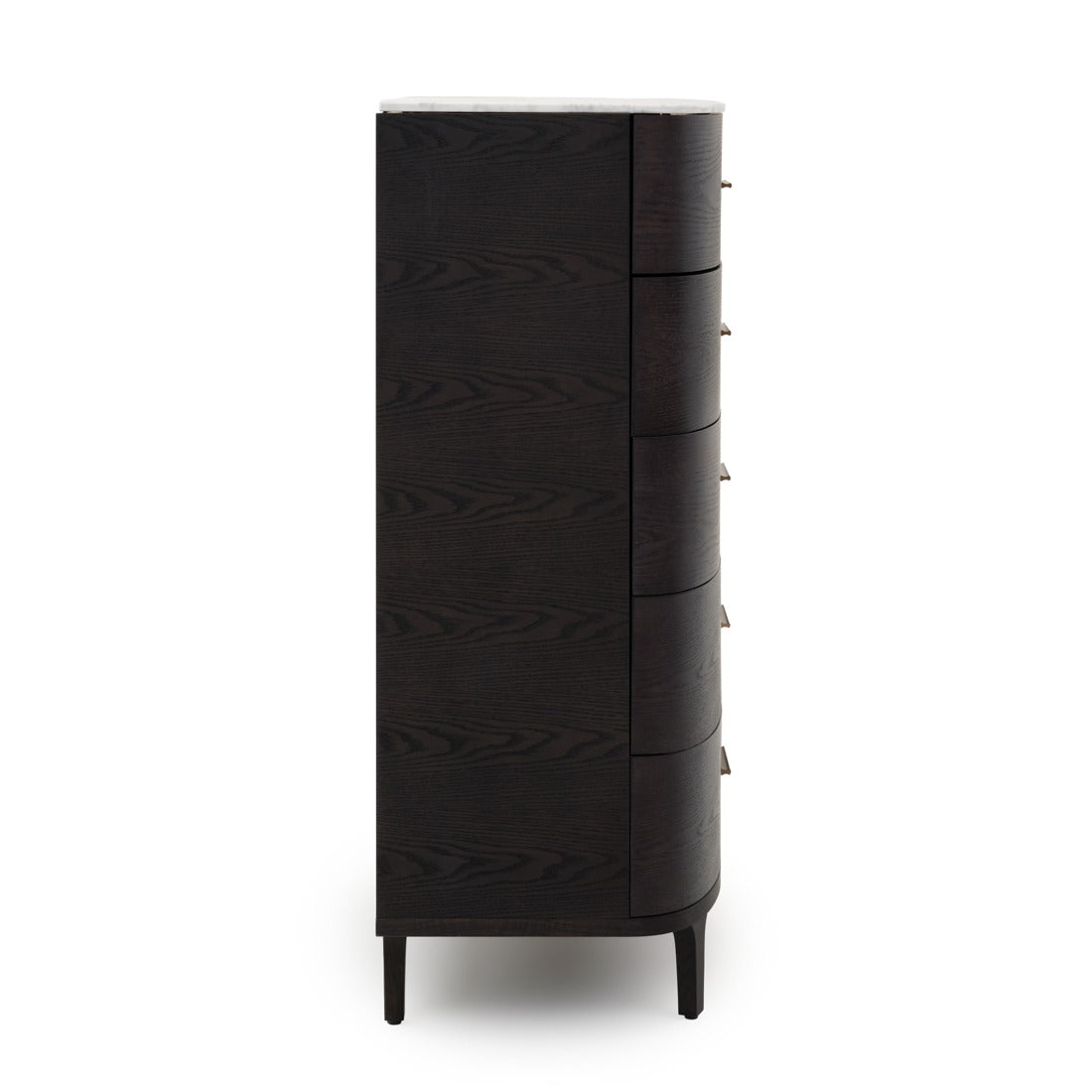 Widisha 5-Drawer Chest Dark Brown