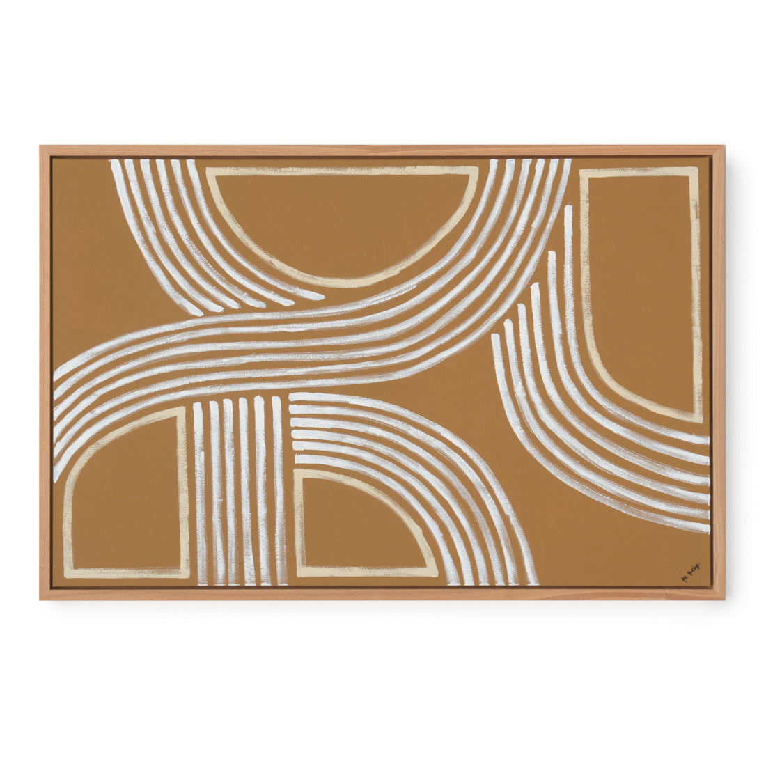 Nomadi Painting on Canvas Gold