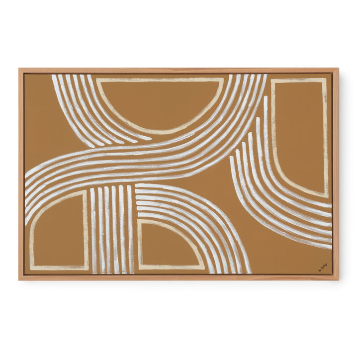 Nomadi Painting on Canvas Gold