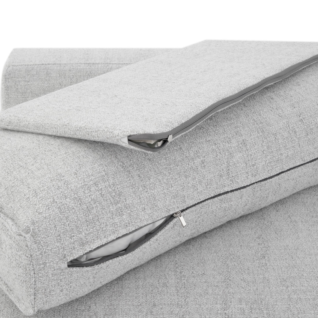Nash Modular Left Chaise Light Grey