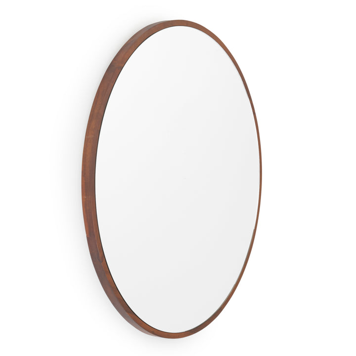 Nodi Wall Mirror Dark Brown