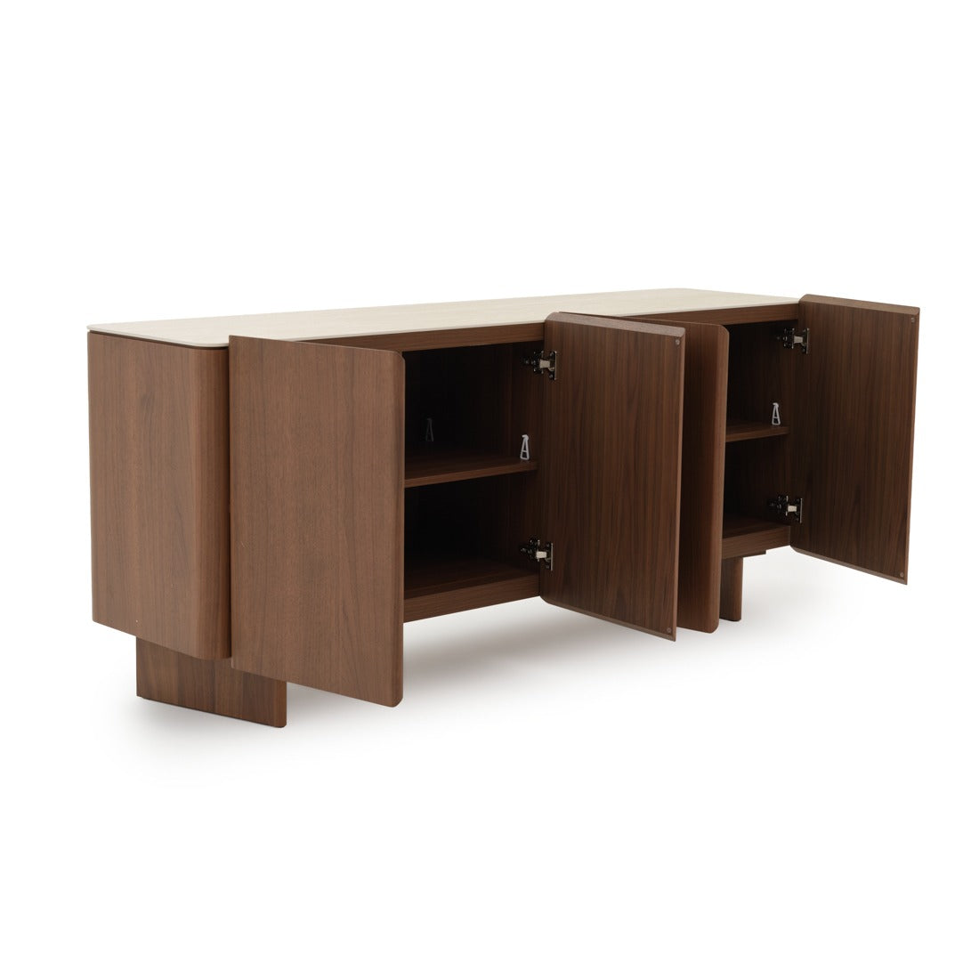 Navani Wood Sideboard Light Brown
