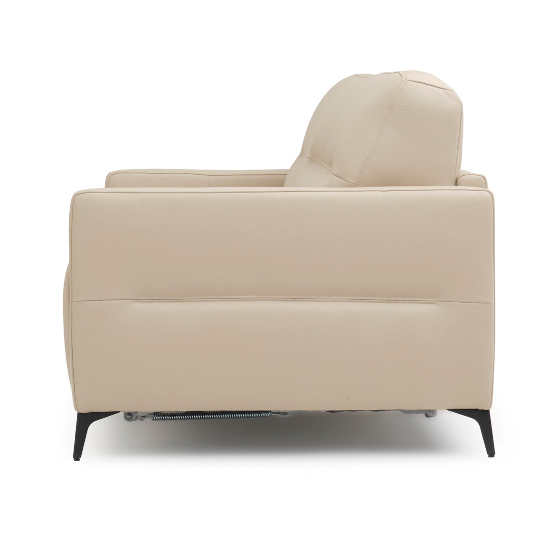 Elati Leather Queen Sofa-Bed Beige