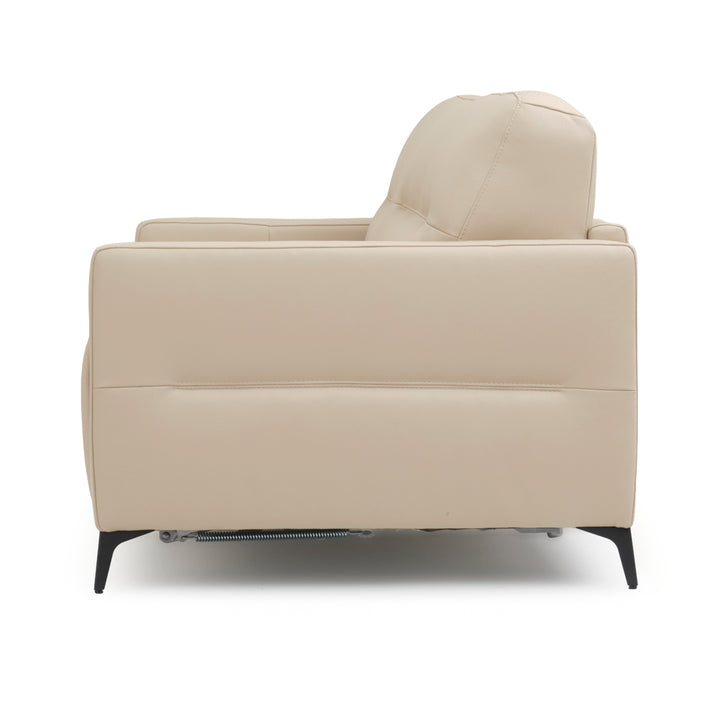 Elati Leather Queen Sofa-Bed Beige