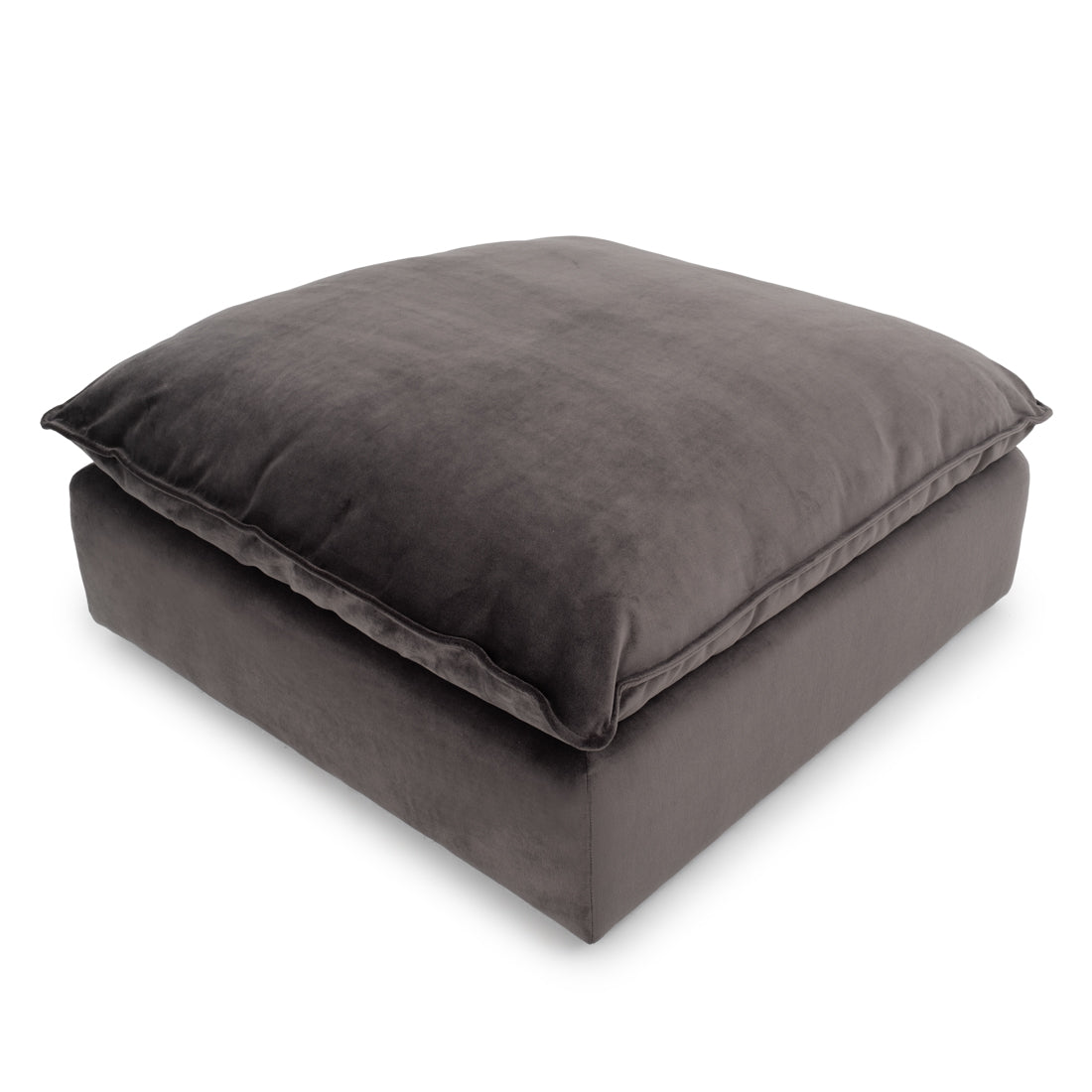 Nuage Modular Ottoman Dark Grey