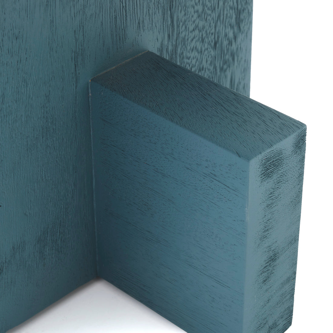 Siya Wood Accent Table Light Blue