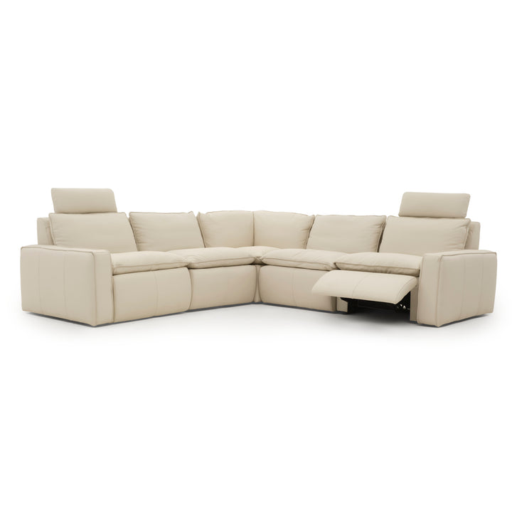 Nadyna Leather Modular Set Beige