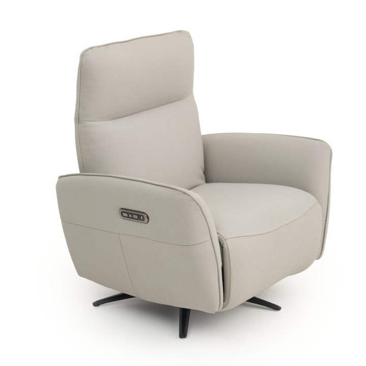 Naruto Reclining Accent Chair Light Grey