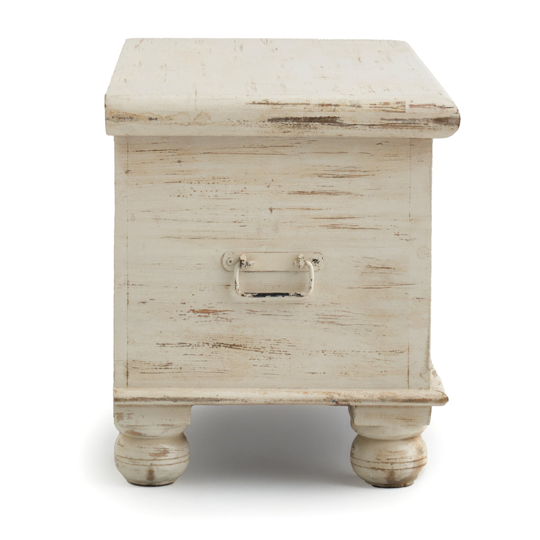 Navya Wood Accent Table Off White