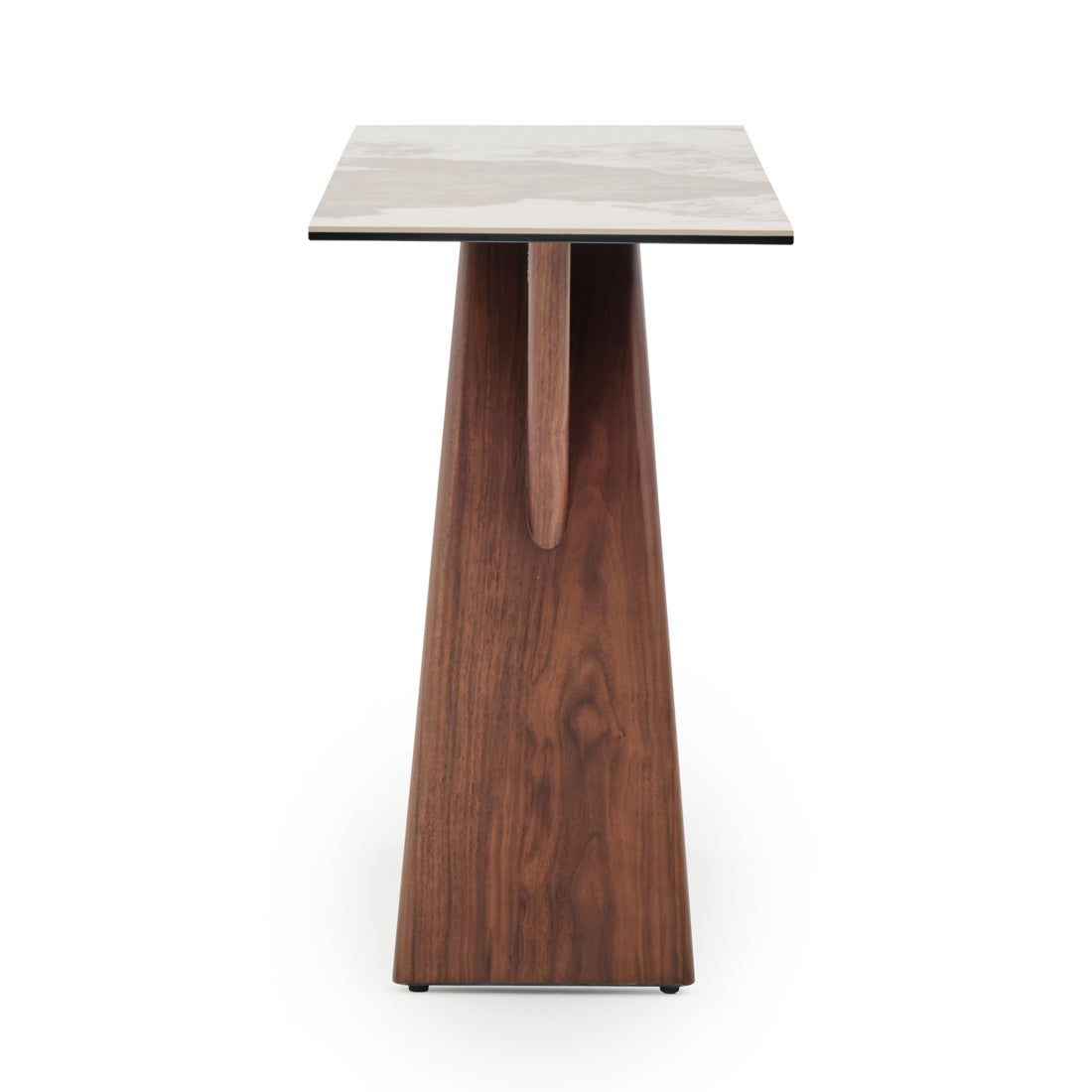 Emmeline Ceramic Console Table Light Brown