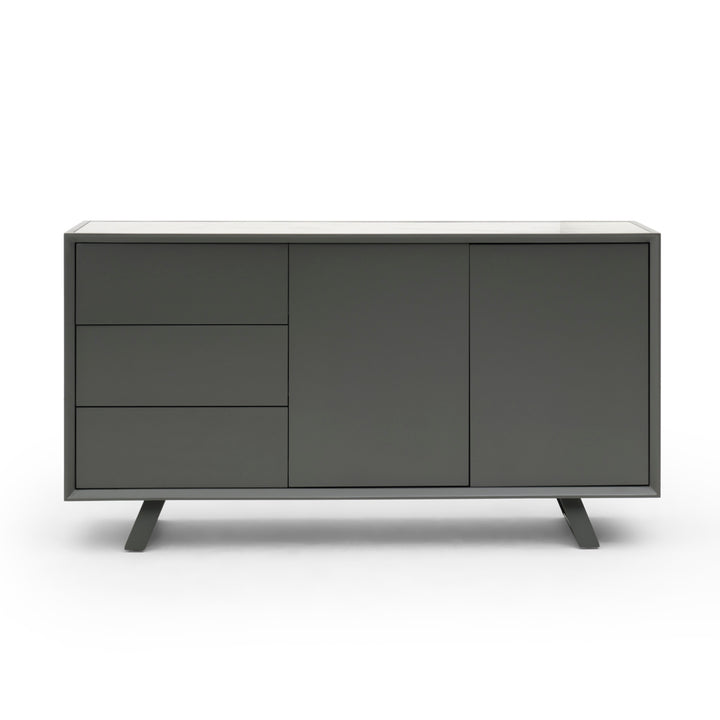 Wimzy Wood Sideboard Dark Grey