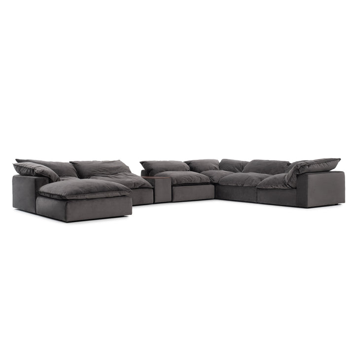 Nuage Fabric Modular Set Dark Grey