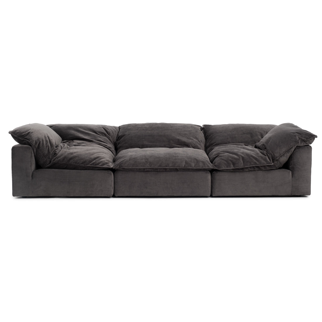 Nuage Fabric Modular Sofa Dark Grey