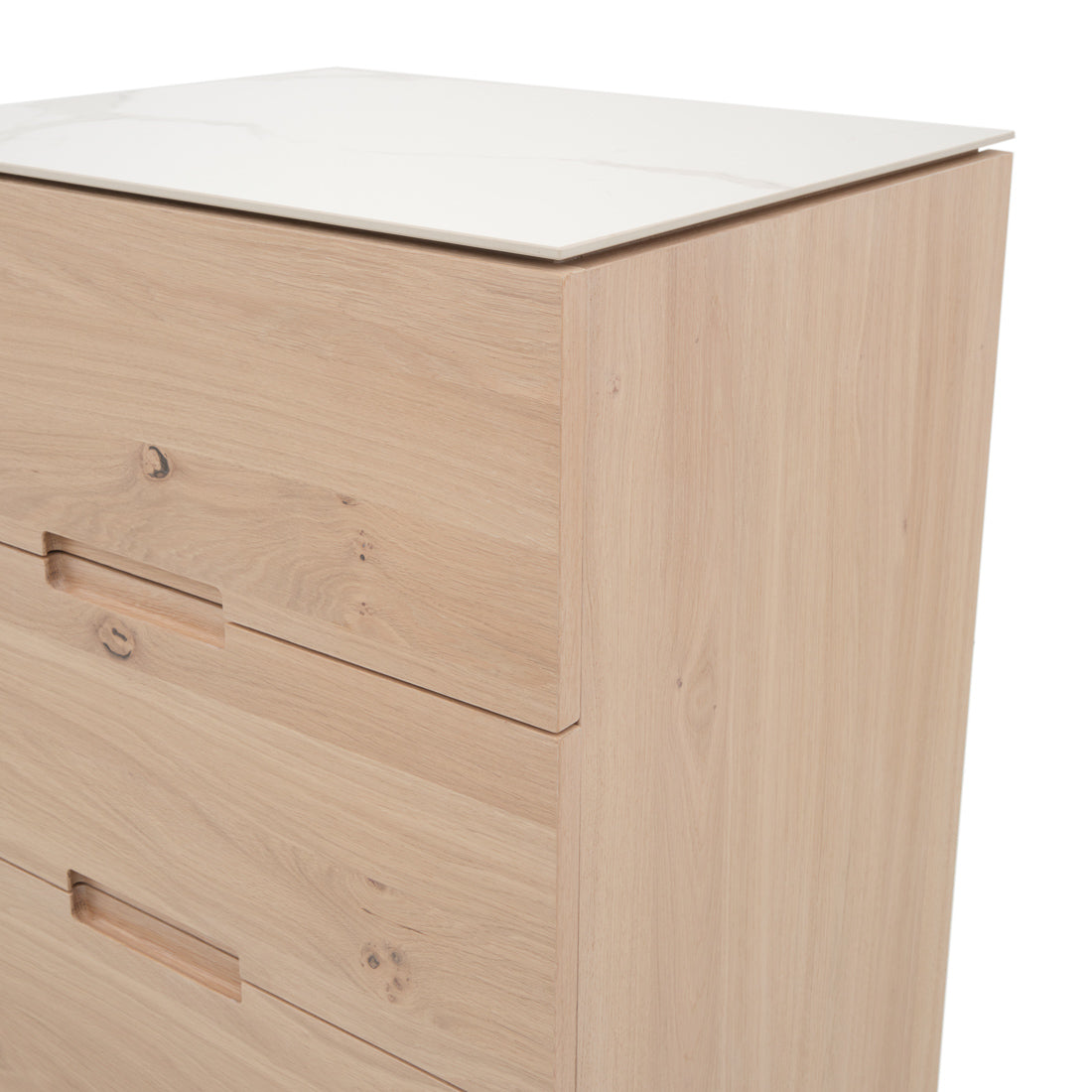 Elaina 5-Drawer Chest Light Brown