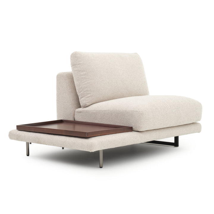 Elizabeth Modular Chair W. Left Table Beige