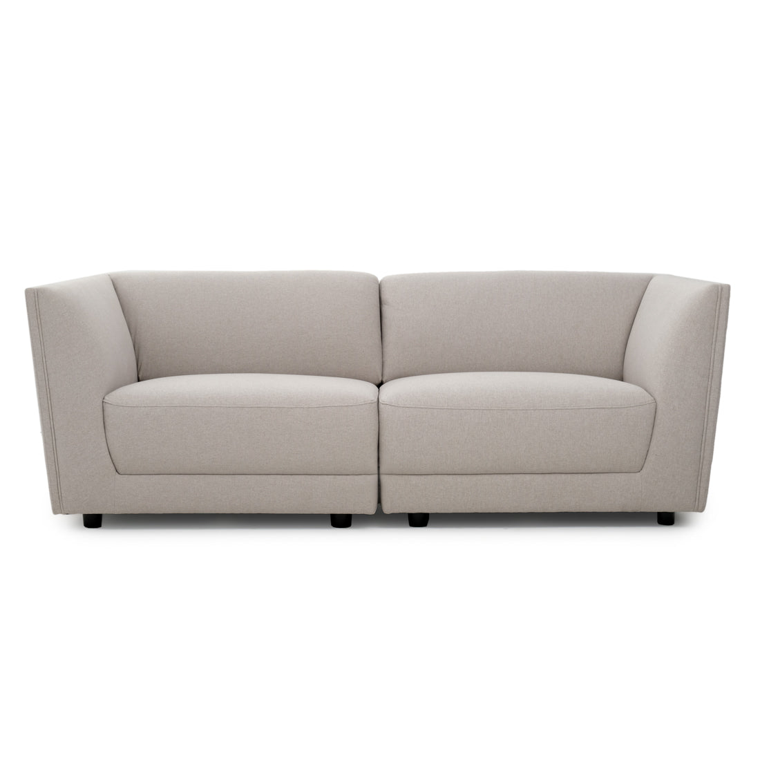 Nathan Fabric Modular Sofa Light Grey