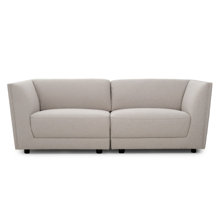 Nathan Fabric Modular Sofa Light Grey