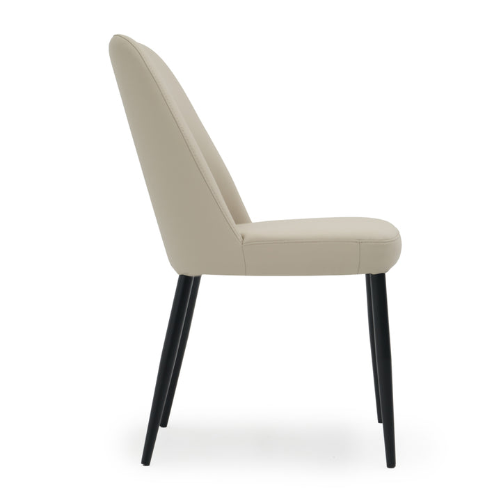 Wima Leather Chair Beige