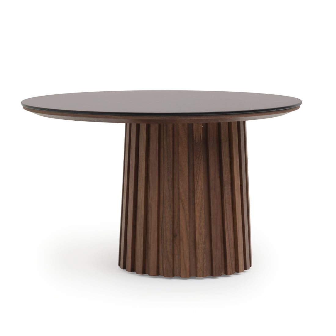Elzie Ceramic End Table Black