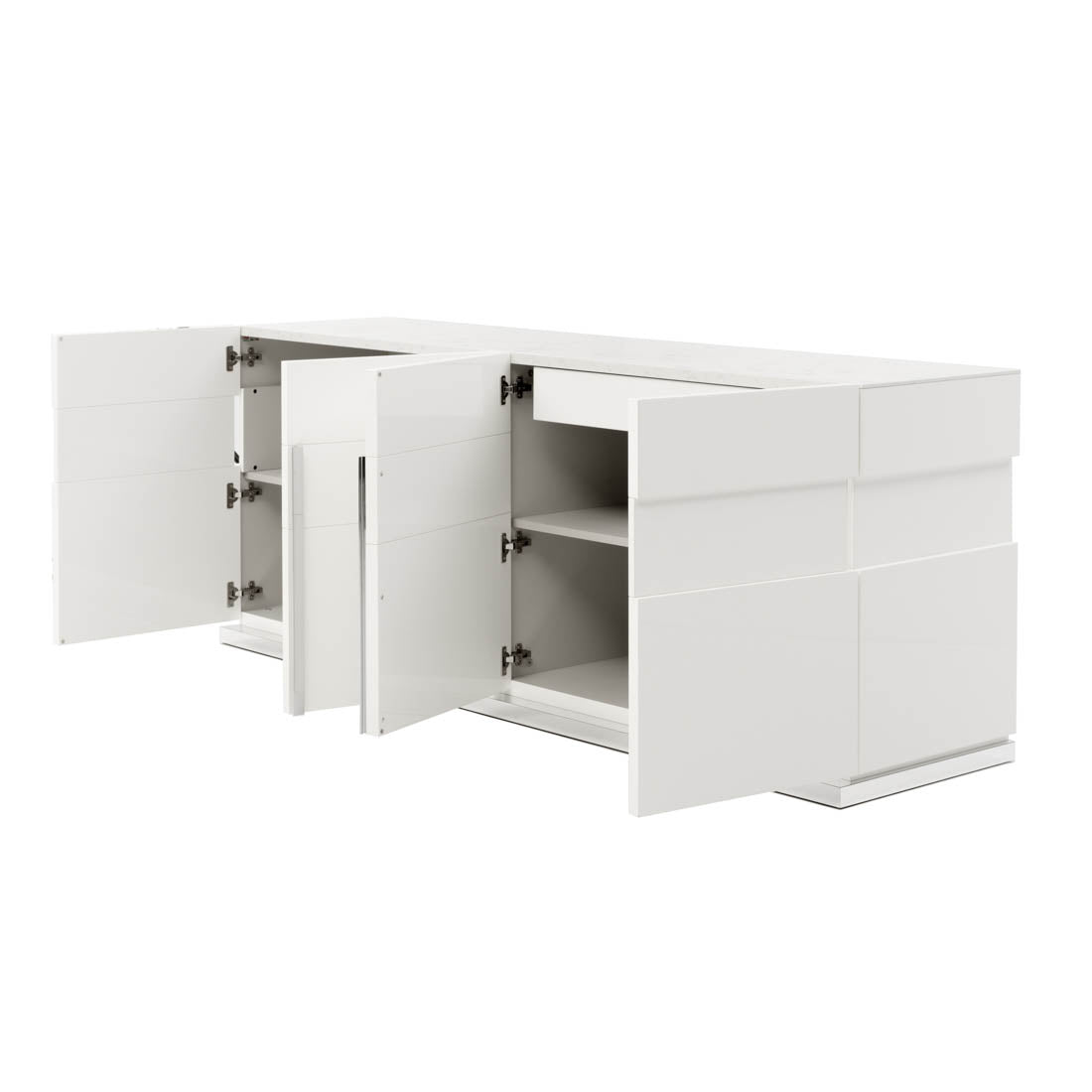 Westlyn Wood Sideboard White