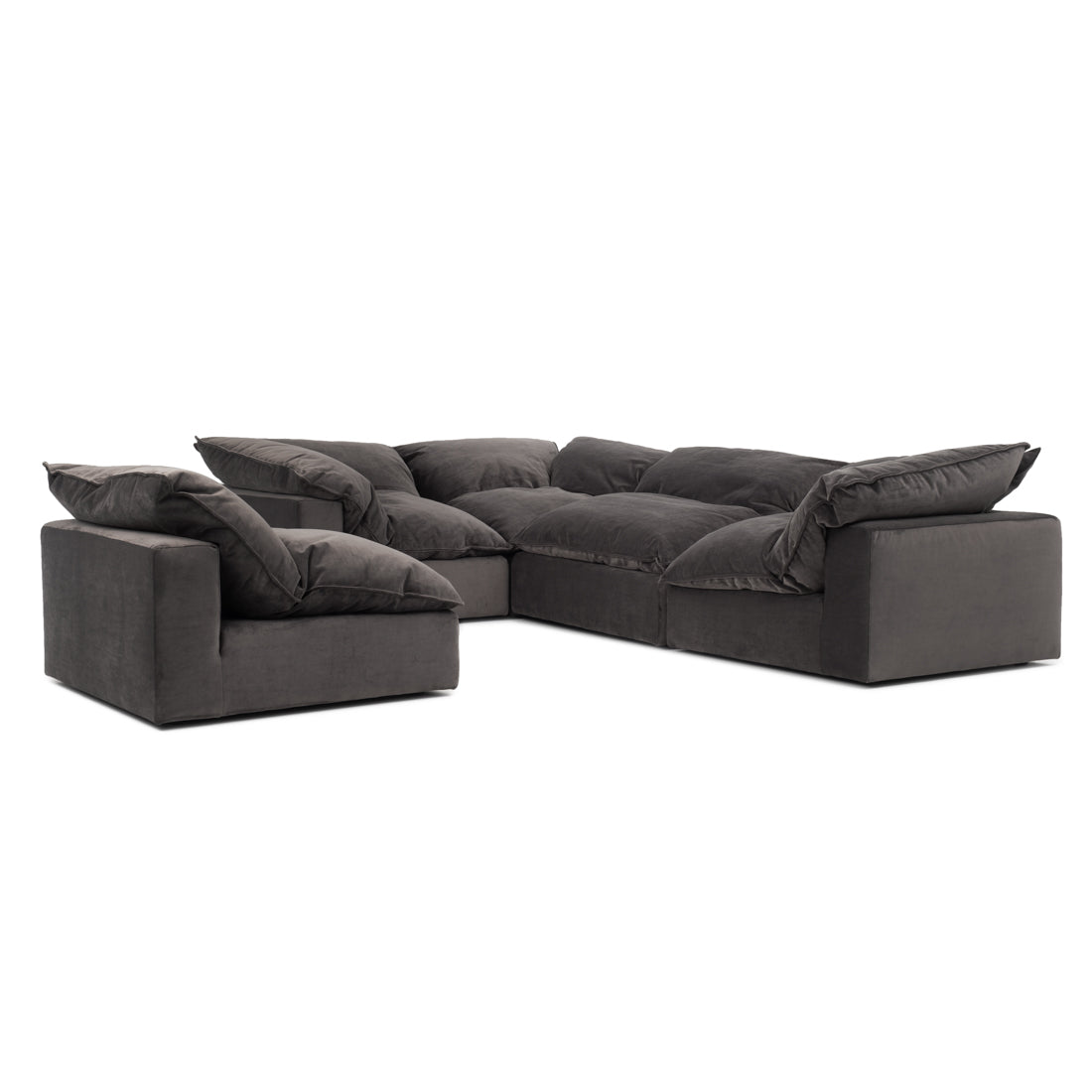 Nuage Fabric Modular Set Dark Grey