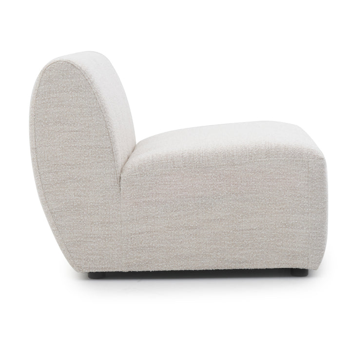 Sorena Modular Armless Chair Off White