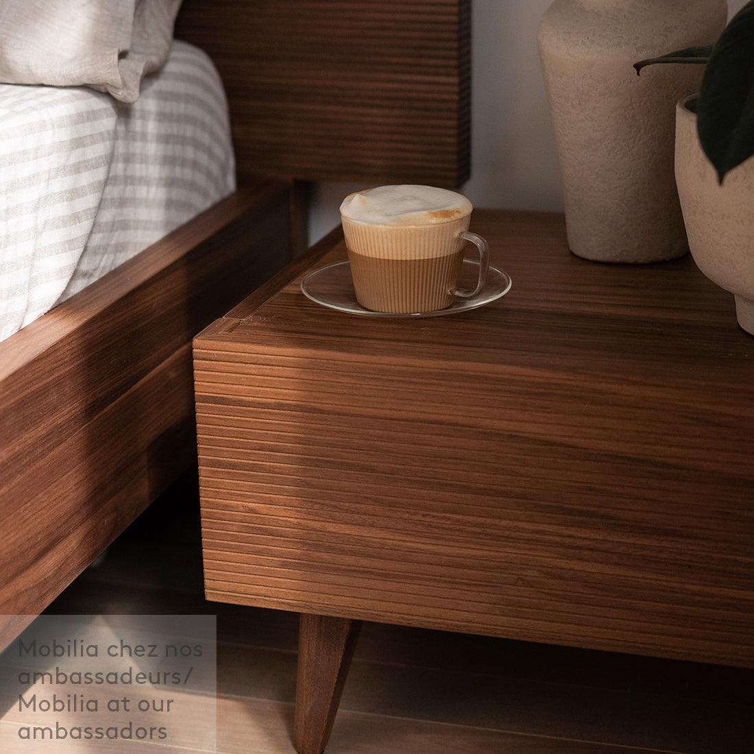 Eckhart Nightstand Dark Brown
