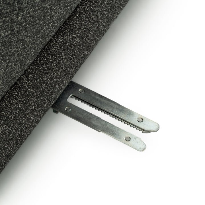 Nathan Modular Left Chair Dark Grey